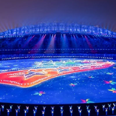 Schermo di visualizzazione del LED del pavimento P1.9, passo fine LED 500×500mm multifunzionali del pixel