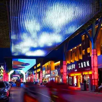 Schermo di visualizzazione creativo del LED di P2.6 SMD 2108, esposizione di LED trasparente modulare all'aperto