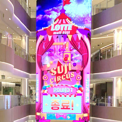 Luminosità strutturale di LED P3.9 dell'esposizione LMS-TF del pro romanzo trasparente creativo HD di serie alta