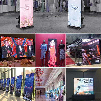 Multi controllo di interfaccia del LED P2.5 di colore pieno commerciale portatile dello schermo di visualizzazione
